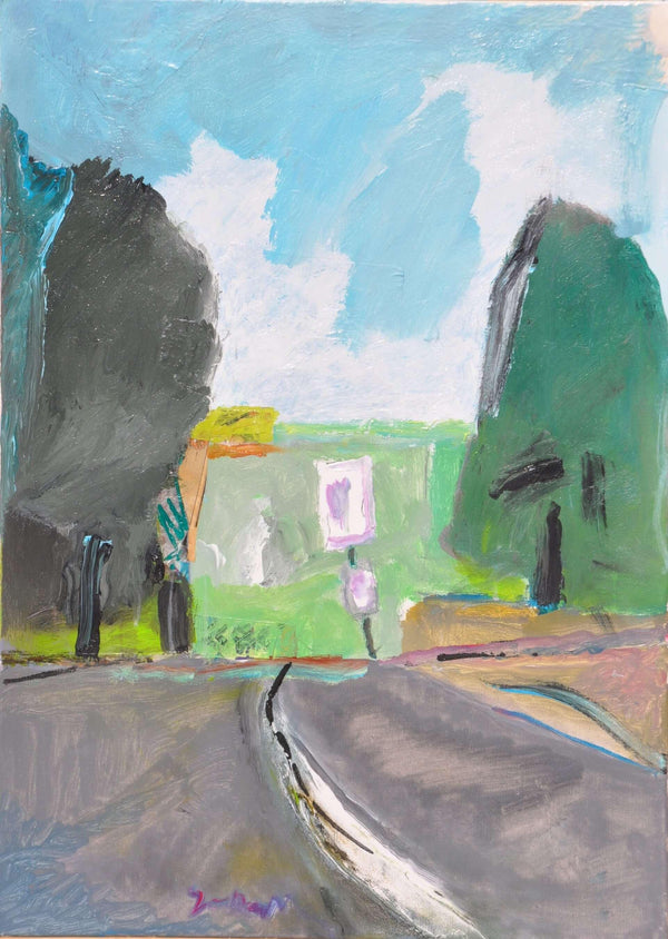 Al margine del giorno - Original Italian Landscape - Fondazione Gottarelli Italian Art