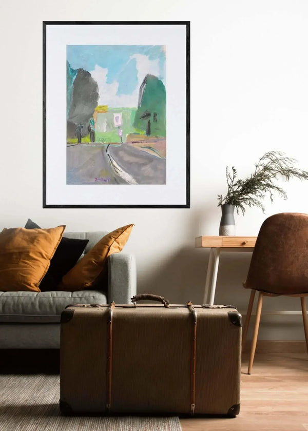 Al margine del giorno - Original Italian Landscape - Fondazione Gottarelli Italian Art