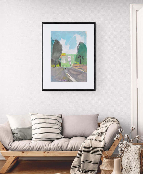 Al margine del giorno - Original Italian Landscape - Fondazione Gottarelli Italian Art