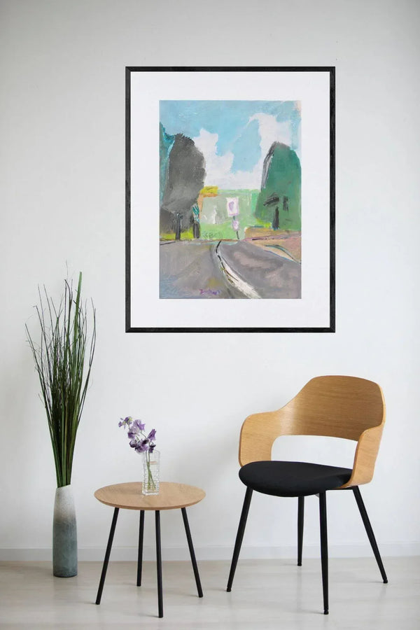 Al margine del giorno - Original Italian Landscape - Fondazione Gottarelli Italian Art