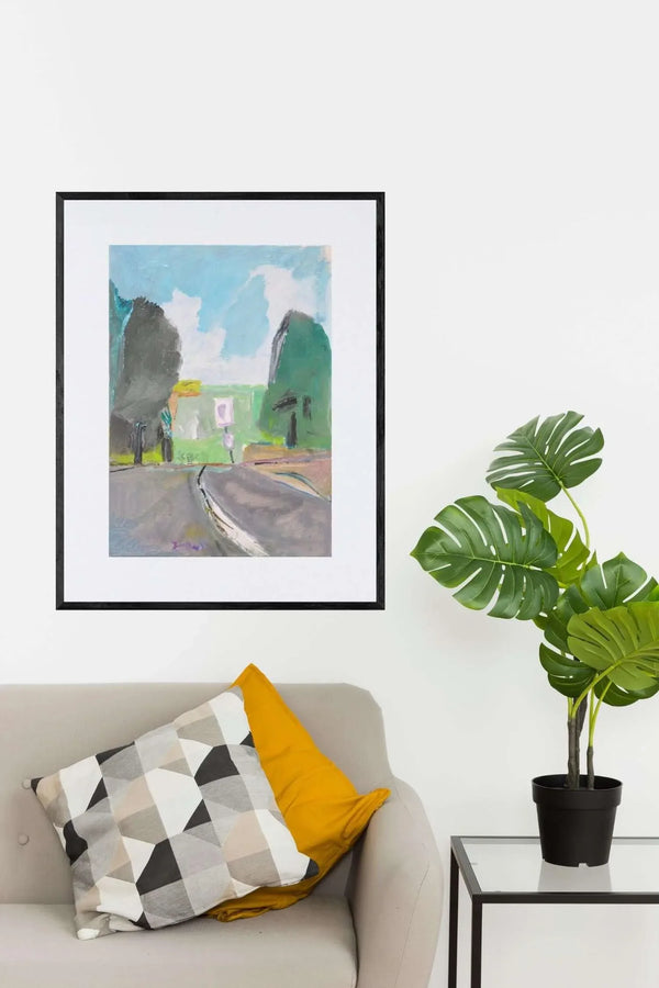 Al margine del giorno - Original Italian Landscape - Fondazione Gottarelli Italian Art