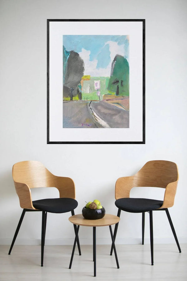 Al margine del giorno - Original Italian Landscape - Fondazione Gottarelli Italian Art