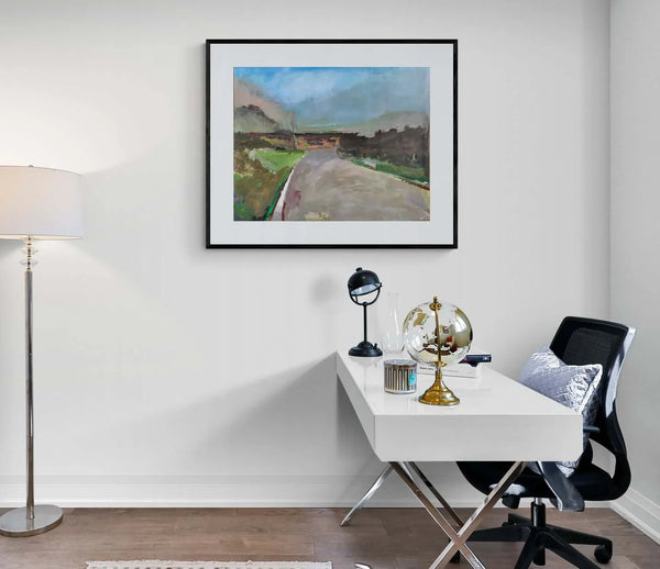 Al tramonto - Original Italian Art Painting - Fondazione Gottarelli Italian Art