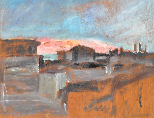 All'alba - Original Italian Landscape - Fondazione Gottarelli Italian Art