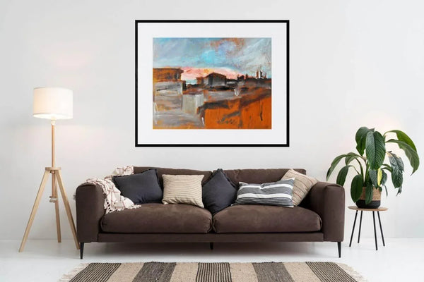 All'alba - Original Italian Landscape - Fondazione Gottarelli Italian Art