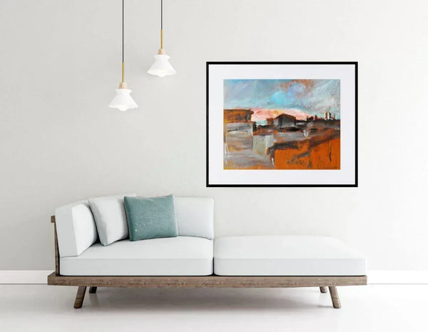 All'alba - Original Italian Landscape - Fondazione Gottarelli Italian Art
