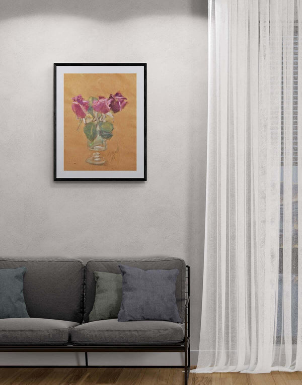 Attimi di poesia - Original Italian Floral Painting - Fondazione Gottarelli Italian Art