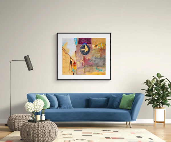 Case all'incrocio - Original Landscape - Fondazione Gottarelli Italian Art