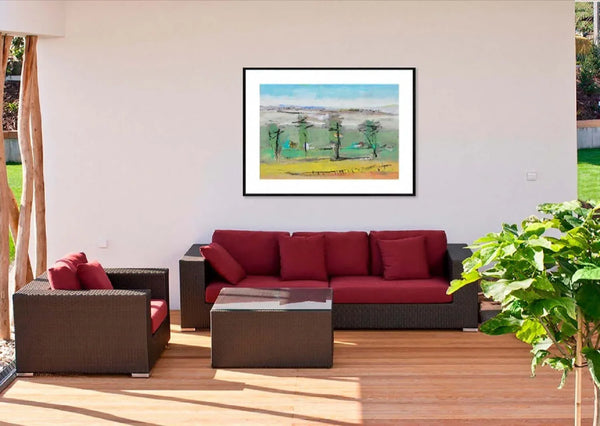 Case fra gli alberi - Original Italian Art - Fondazione Gottarelli Italian Art