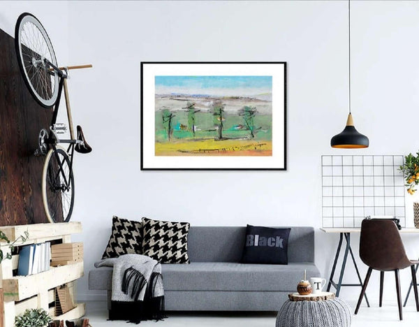 Case fra gli alberi - Original Italian Art - Fondazione Gottarelli Italian Art