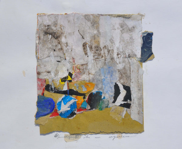 Cielo di piombo - Original Italian Collage - Fondazione Gottarelli Italian Art