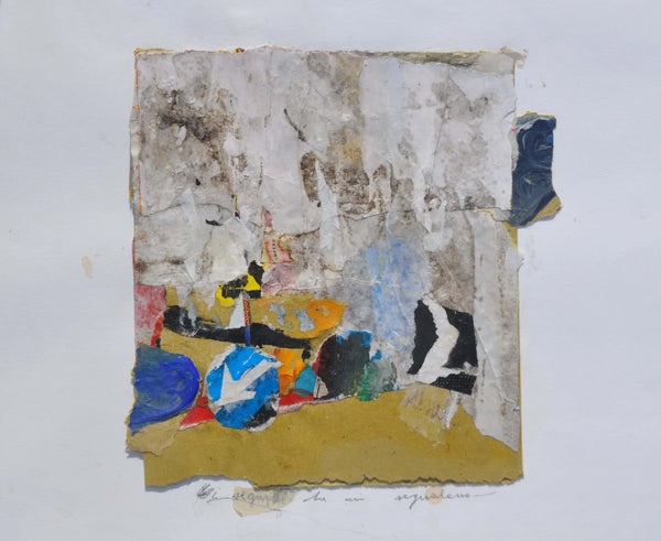 Cielo di piombo - Original Italian Collage - Fondazione Gottarelli Italian Art