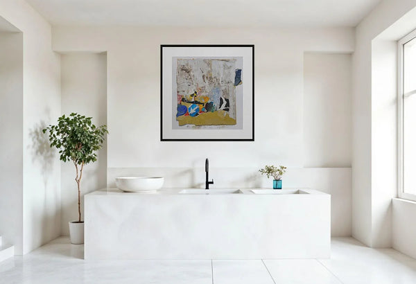 Cielo di piombo - Original Italian Collage - Fondazione Gottarelli Italian Art