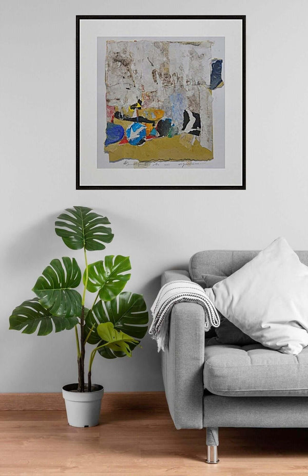 Cielo di piombo - Original Italian Collage - Fondazione Gottarelli Italian Art