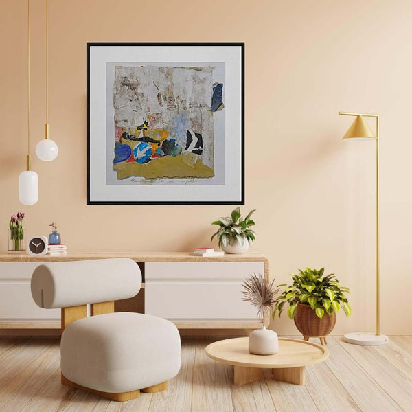 Cielo di piombo - Original Italian Collage - Fondazione Gottarelli Italian Art