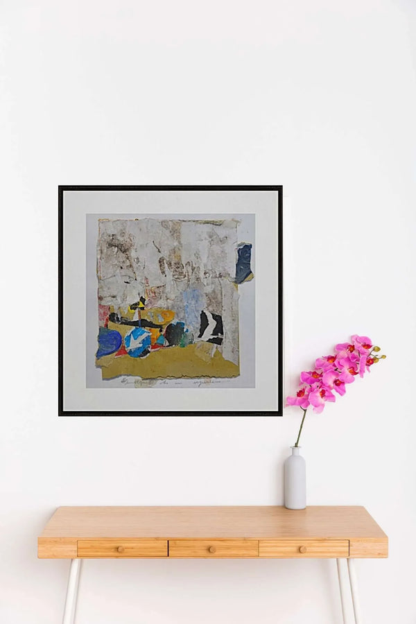 Cielo di piombo - Original Italian Collage - Fondazione Gottarelli Italian Art