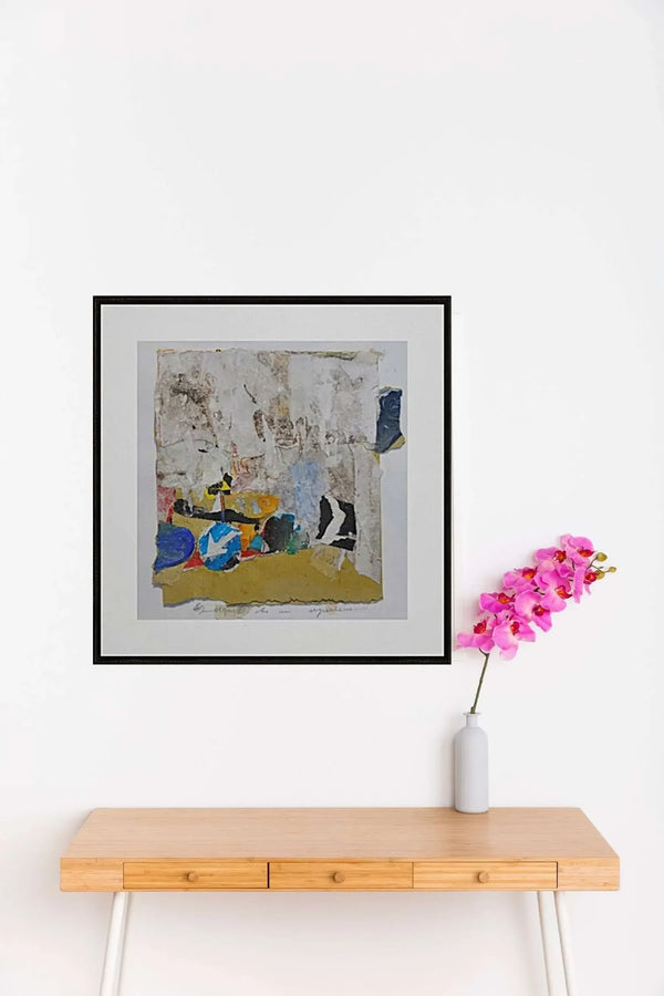 Cielo di piombo - Original Italian Collage - Fondazione Gottarelli Italian Art