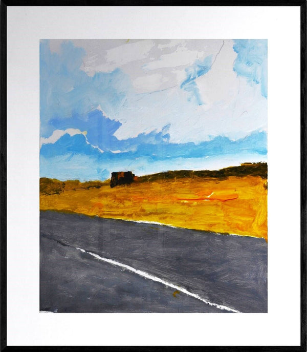 Cielo d'estate - Opera d'arte acrilico su tela di Tonino Gottarelli, 60x50 cm