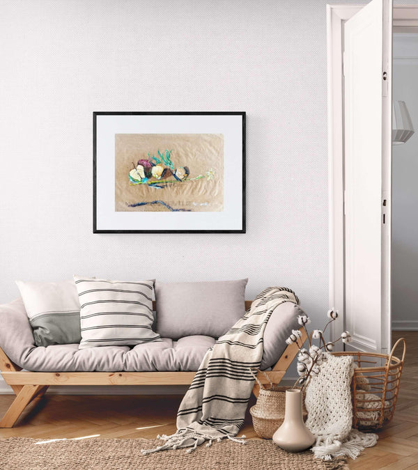 Cipolle affettuose - Original Italian Still Life - Fondazione Gottarelli Italian Art