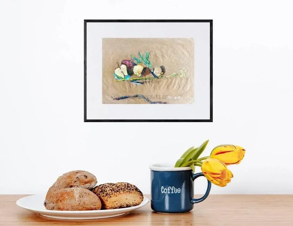 Cipolle affettuose - Original Italian Still Life - Fondazione Gottarelli Italian Art