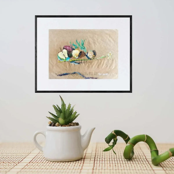 Cipolle affettuose - Original Italian Still Life - Fondazione Gottarelli Italian Art