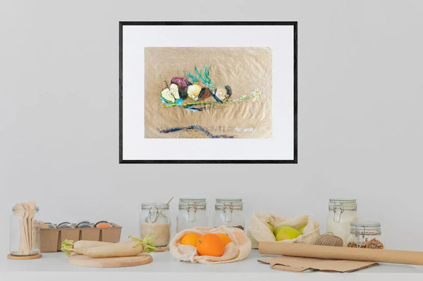 Cipolle affettuose - Original Italian Still Life - Fondazione Gottarelli Italian Art