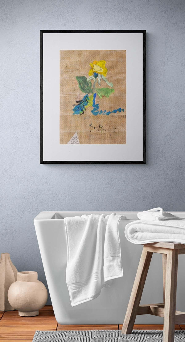 Detto in poesia - Original Italian Floral Painting - Fondazione Gottarelli Italian Art