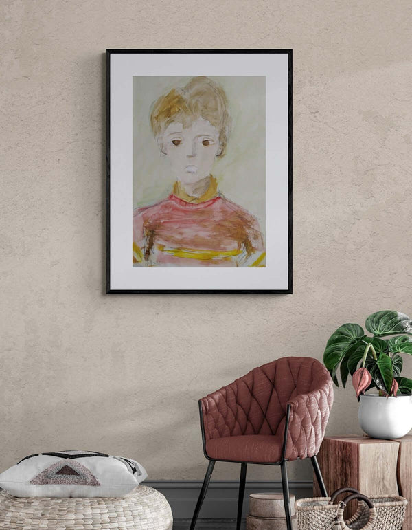 Di fronte - Original Italian Portrait - Fondazione Gottarelli Italian Art