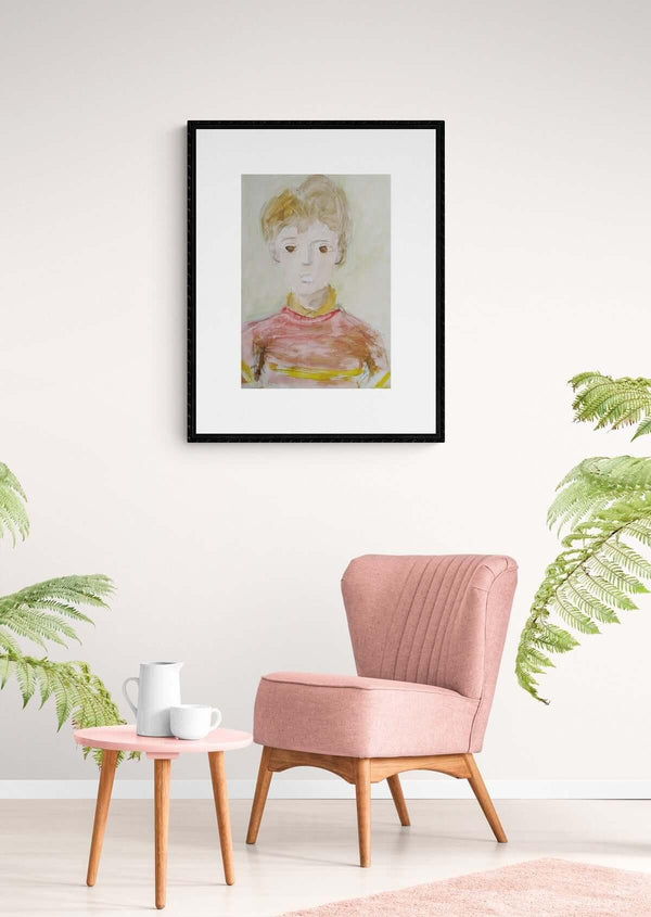 Di fronte - Original Italian Portrait - Fondazione Gottarelli Italian Art