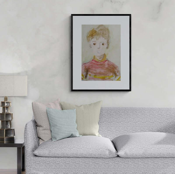 Di fronte - Original Italian Portrait - Fondazione Gottarelli Italian Art