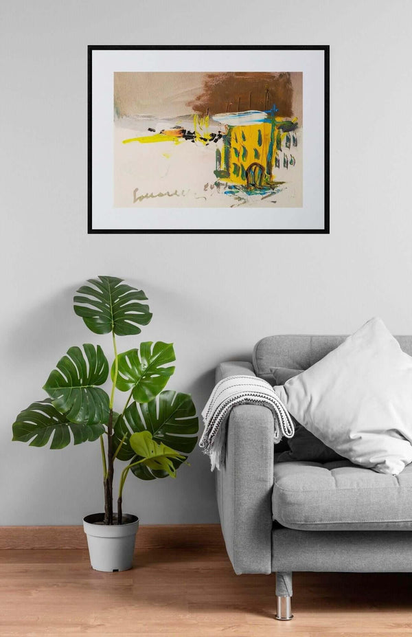 Dipingere l'inverno - Original Italian Landscape - Fondazione Gottarelli Italian Art