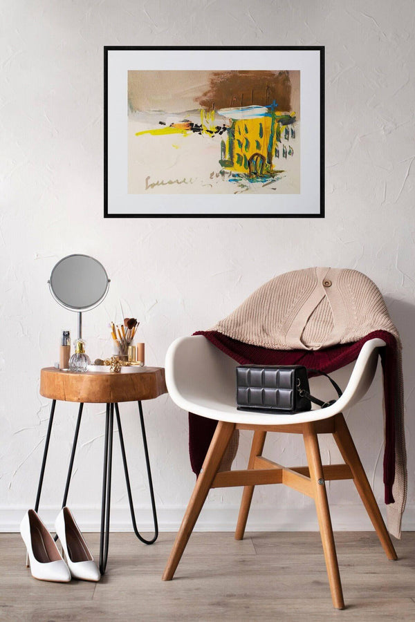 Dipingere l'inverno - Original Italian Landscape - Fondazione Gottarelli Italian Art