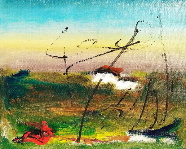 Finestra sull'orizzonte - Visita del quadro senza cornice