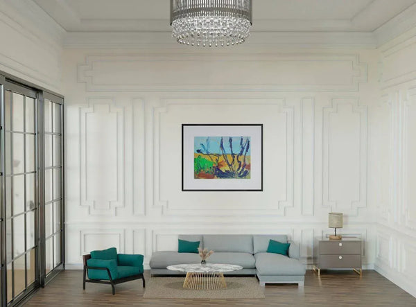 Fra gli alberi – Original Italian Painting - Fondazione Gottarelli Italian Art