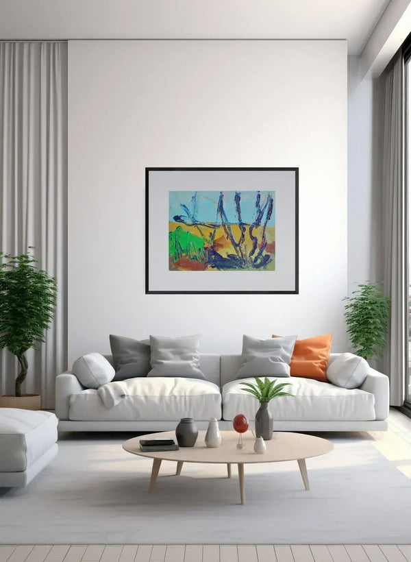 Fra gli alberi – Original Italian Painting - Fondazione Gottarelli Italian Art