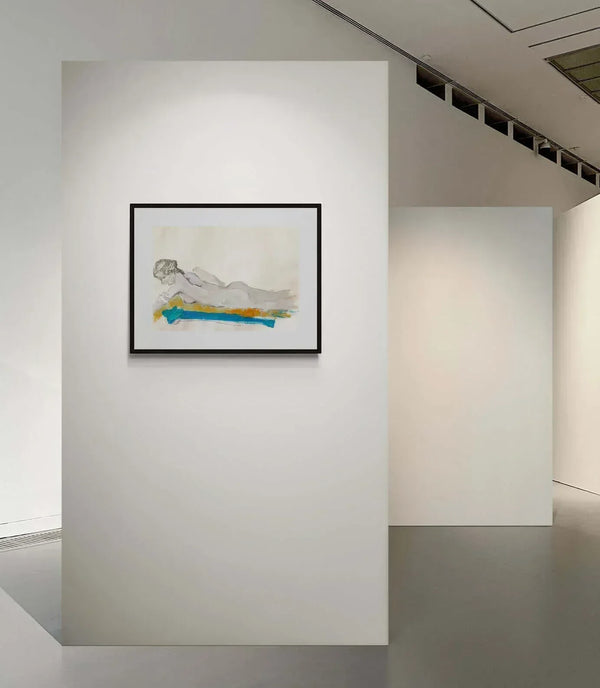 Giallo e azzurro - Original Italian Portrait - Fondazione Gottarelli Italian Art