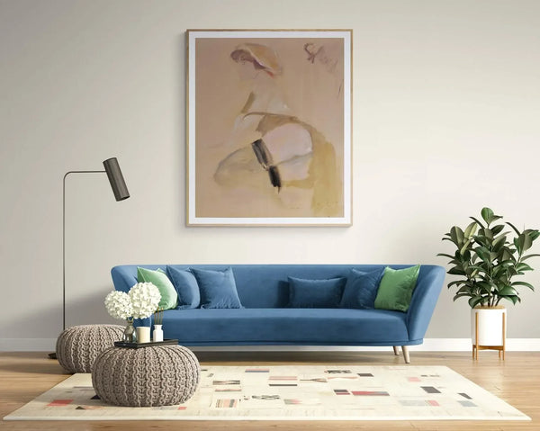 Guardando lontano - Original Italian Portrait - Fondazione Gottarelli Italian Art