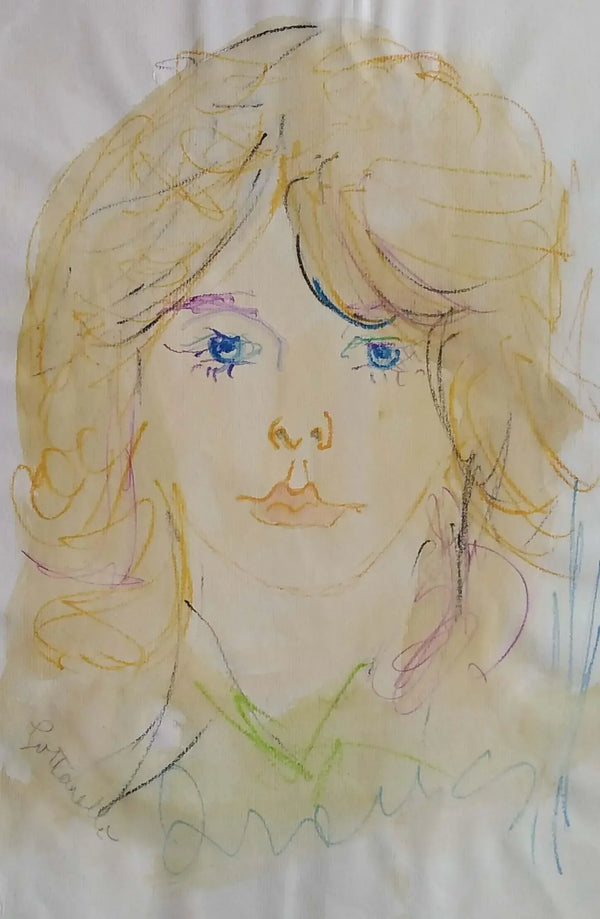 I capelli rossi - Original Italian Portrait - Fondazione Gottarelli Italian Art