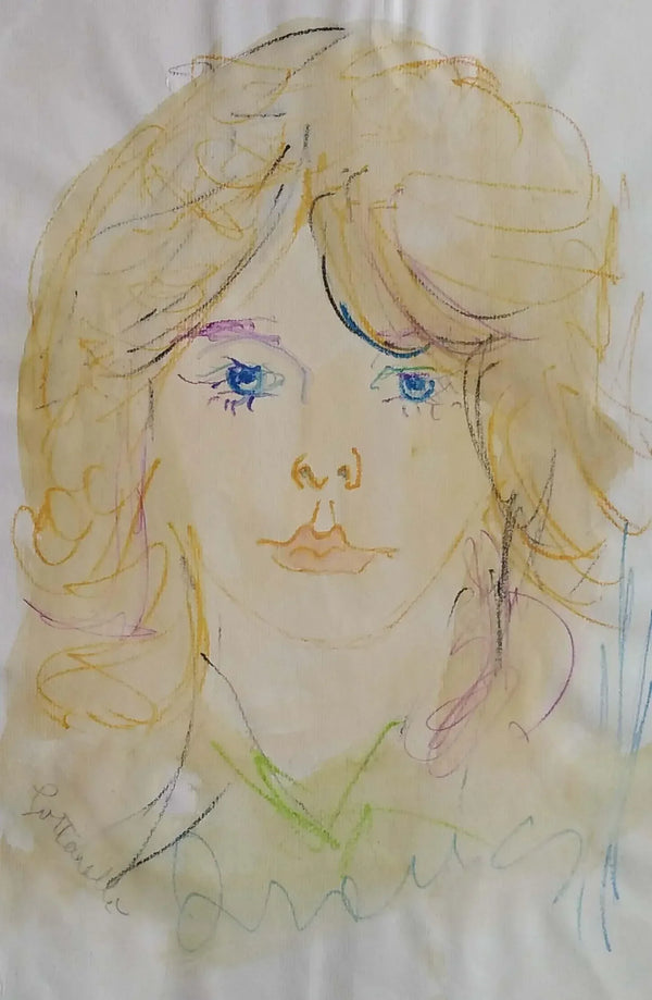 I capelli rossi - Original Italian Portrait - Fondazione Gottarelli Italian Art