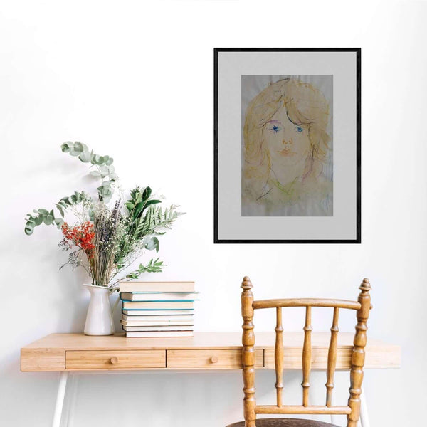 I capelli rossi - Original Italian Portrait - Fondazione Gottarelli Italian Art