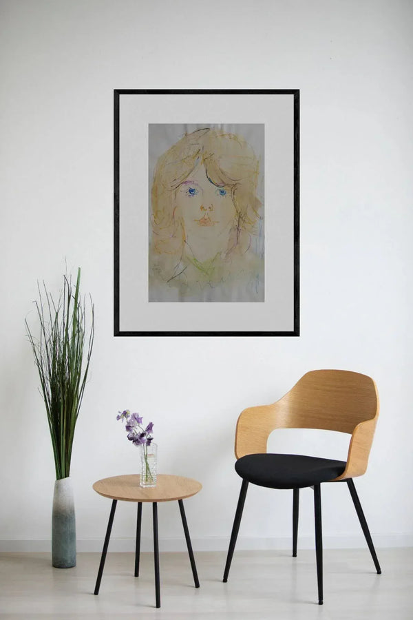 I capelli rossi - Original Italian Portrait - Fondazione Gottarelli Italian Art