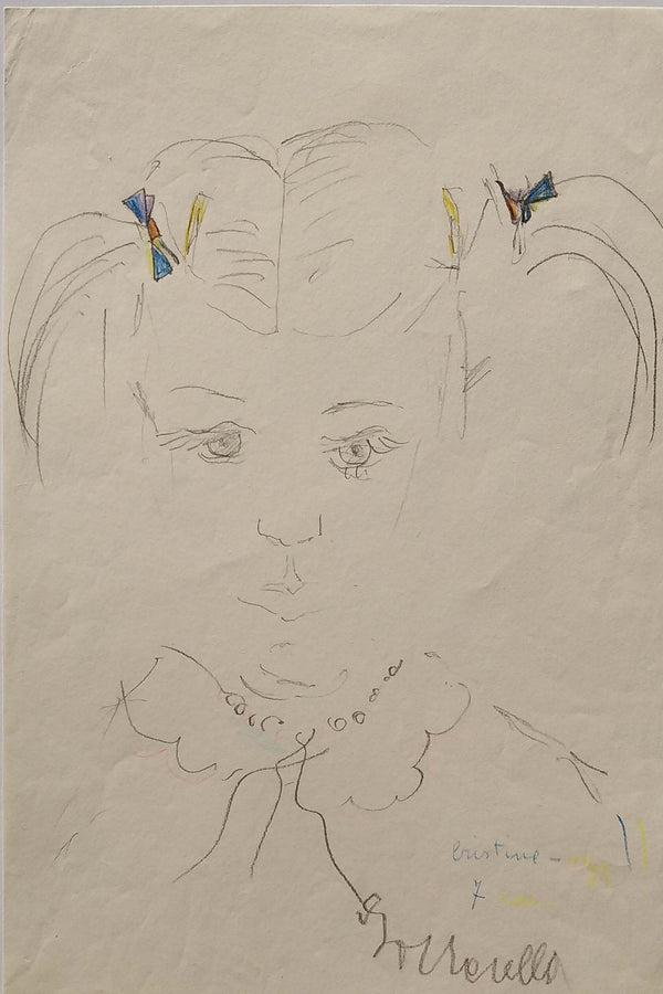 I due nastri - Vista dell'opera d'arte senza cornice, certificazione inclusa.