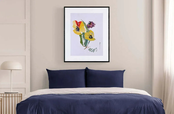 I tulipani - Original Italian Floral Painting - Fondazione Gottarelli Italian Art