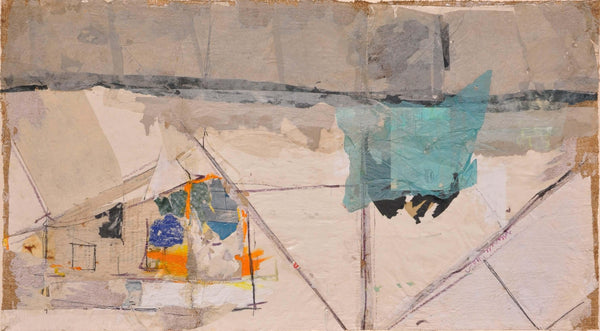 Il cielo della neve - Original Italian Collage - Fondazione Gottarelli Italian Art