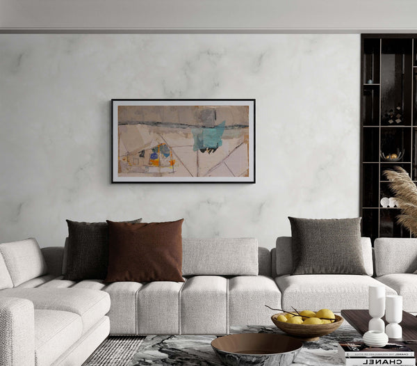 Il cielo della neve - Original Italian Collage - Fondazione Gottarelli Italian Art