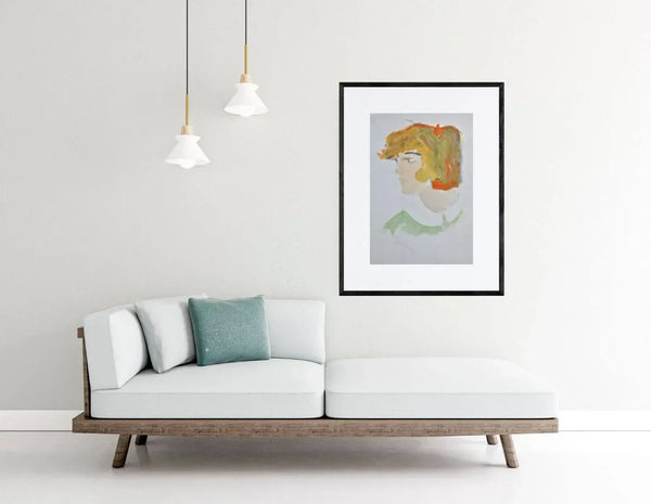 Il colletto bianco - Original Italian Portrait - Fondazione Gottarelli Italian Art