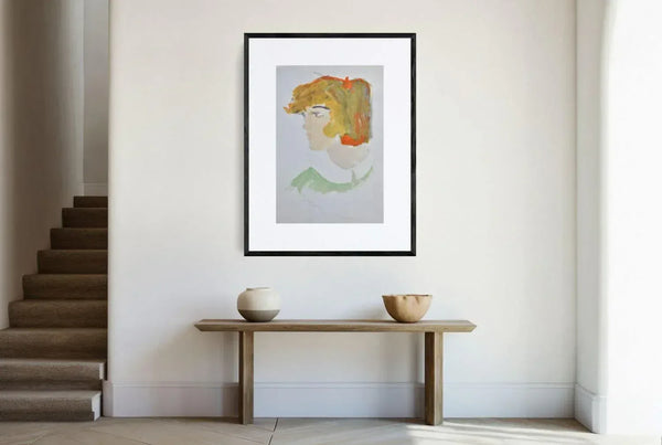 Il colletto bianco - Original Italian Portrait - Fondazione Gottarelli Italian Art