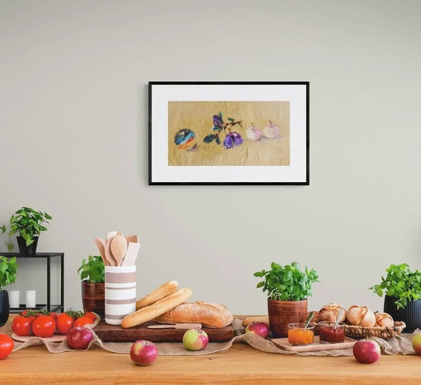 Il colore delle prugne - Original Italian Still Life - Fondazione Gottarelli Italian Art