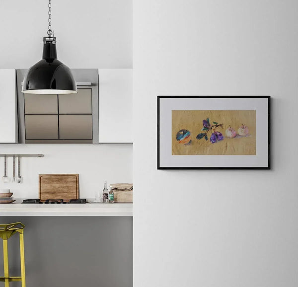 Il colore delle prugne - Original Italian Still Life - Fondazione Gottarelli Italian Art