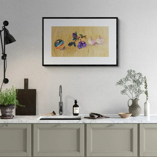 Il colore delle prugne - Original Italian Still Life - Fondazione Gottarelli Italian Art